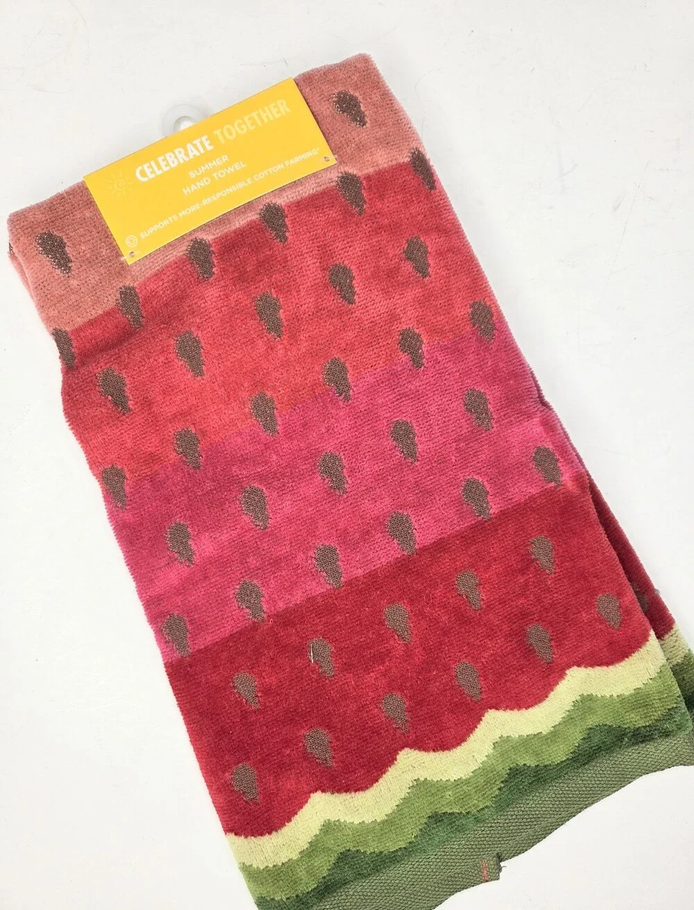 Celebrate Together Watermelon Kitchen Hand Towel Summer Fruit New